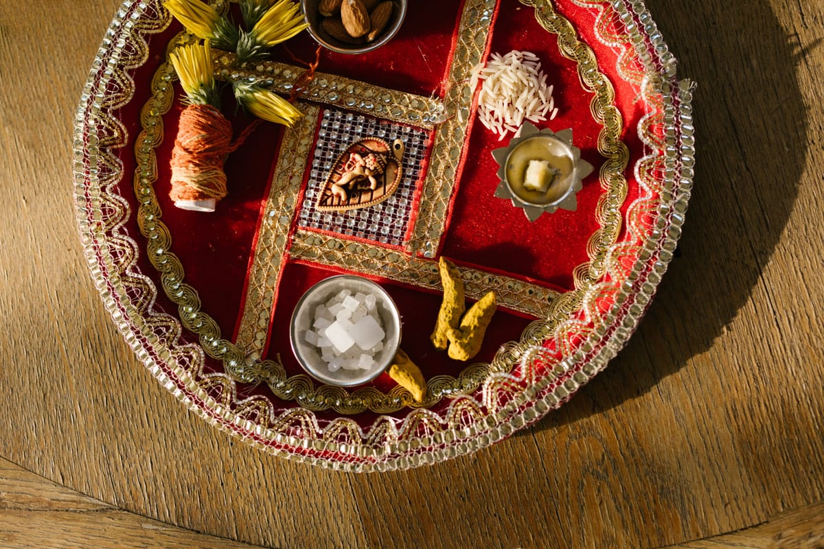 Brass Puja Thali Set